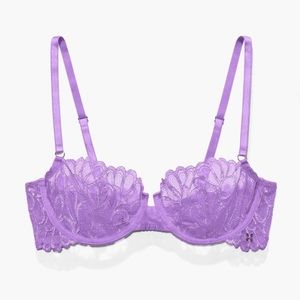Unlined Lace Balconette Bra